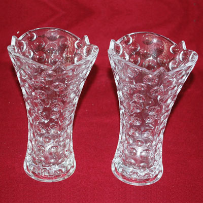 "Crystal Vases  -2 pcs - code 225-code003 - Click here to View more details about this Product